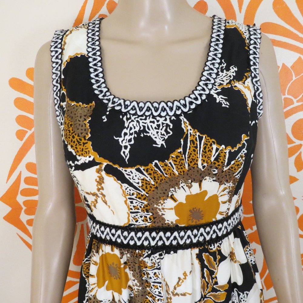 Vintage Alex Colman 60's Hawaiian Dress S/M - Picture 2 of 3